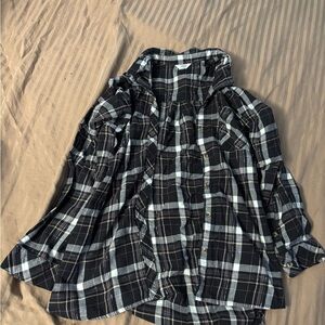 Sonoma Black and White Button Down Shirt XL
